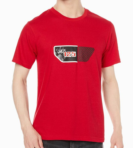 お買物マラソン!3月26日AM1時59分まで!エントリーと買い回りでポイント最大10倍!! ホンダ CT125 Tシャツ レッド XLサイズ 0SYEP-25T-RXL （返品 交換 キャンセル不可商品） （当社在庫あり）