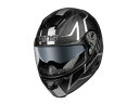 ウインズ FF-CONFORT (FFコンフォート) へルメット GT-Z マットブラック/ホワイト Mサイズ