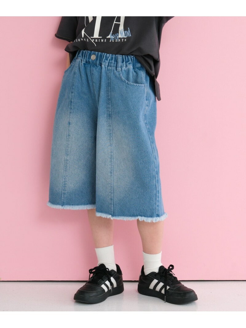 乐天商城 - 【SALE／25%OFF】【KIDS】デニムハーフパンツ LEPSIM レプシィム パンツ ジーンズ・デニムパンツ ブルー ブラック【RBA_E】[Rakuten Fashion]