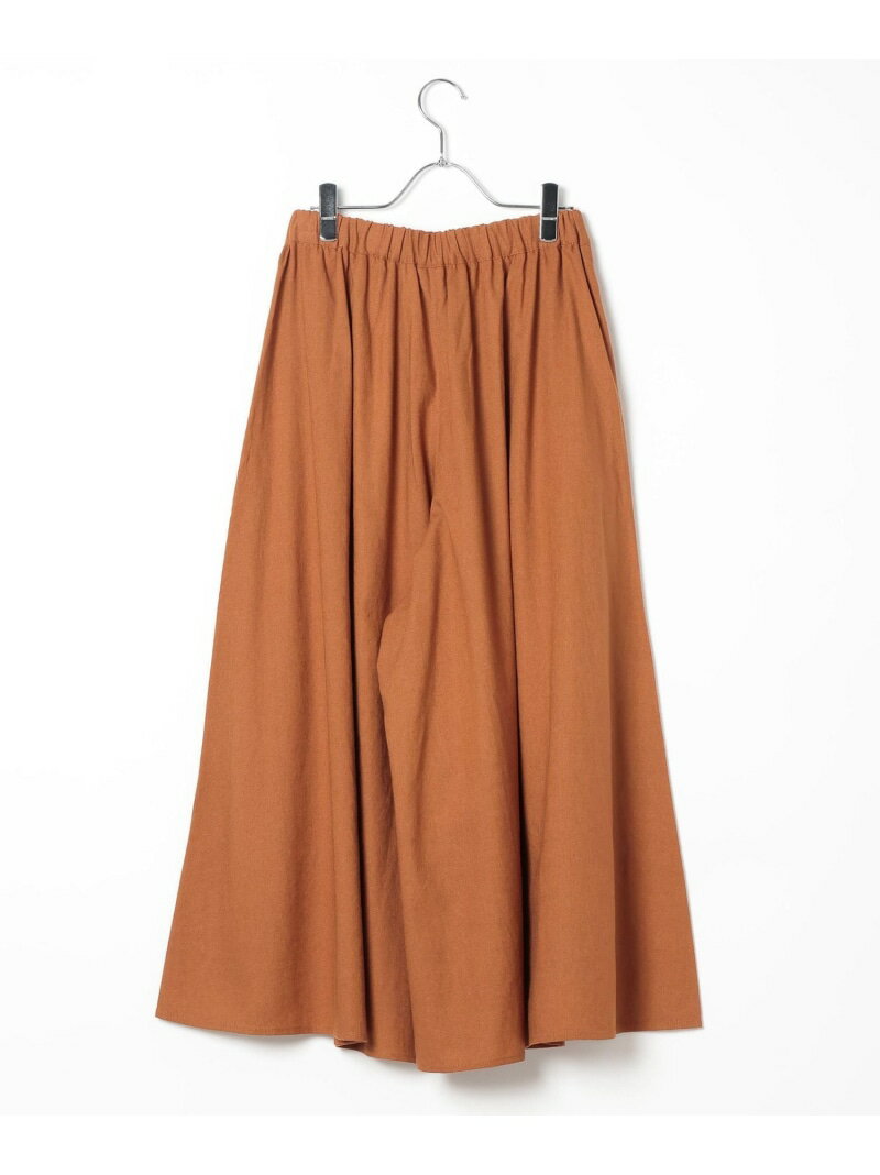 Nylon, Rayon, Polyester - リネンブレンドスカーチョ LEPSIM レプシィム パンツ その他のパンツ ベージュ ブラック オレンジ【送料無料】[Rakuten Fashion]