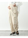 【SALE/55%OFF】【産前・産後対応】マタニティ/ギャザーワイドパンツ LEPSIM レプシィム マタニティウェア・ベビー用品 その他のマタニティグッズ ...