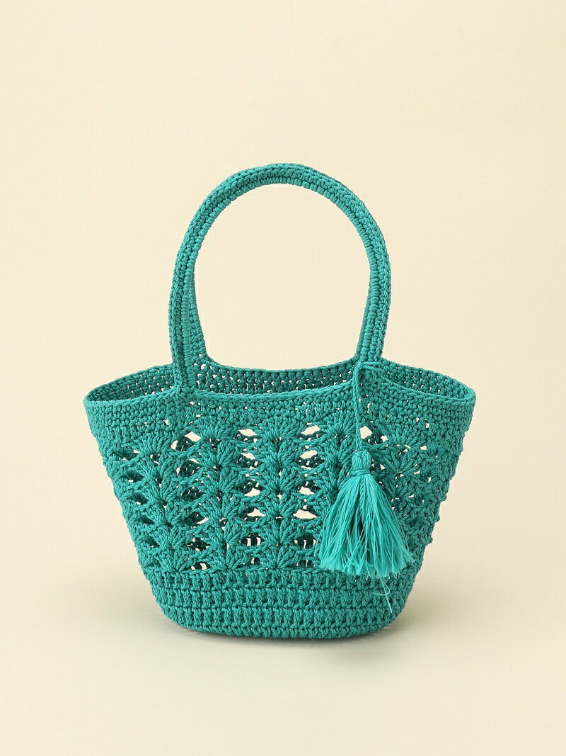 【SALE／20%OFF】レースアミカゴBAG LEPSIM レプシィム バッグ かごバッグ ブラック グリーン ピンク【RBA_E】[Rakuten Fashion]のサムネイル