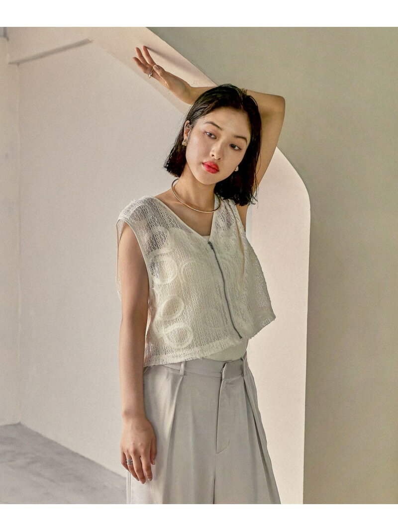 [SALE / 20 % OFF] 엠브로이드 레이스 지레 LEPSIM 렙심 재킷 아우터 기타 재킷 아우터 베이지 블랙 화이트 [RBA_E] [무료 배송] [Rakuten Fashion]