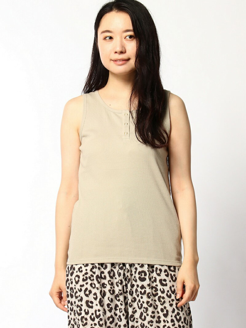 【SALE／21%OFF】K/ヘンリーN2WAYタンク LEPSIM レプシィム トップス ノースリーブ・タンクトップ ベージュ ブラック ブラウン【RBA_E】[Rakuten Fashion]のサムネイル