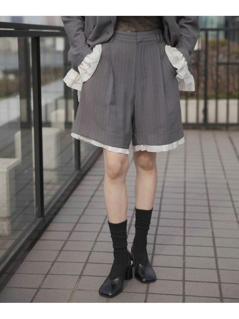 乐天商城 - 【SALE／50%OFF】《オフィスライン》アソートショートパンツ LEPSIM レプシィム パンツ その他のパンツ ホワイト ブラック グレー【RBA_E】[Rakuten Fashion]