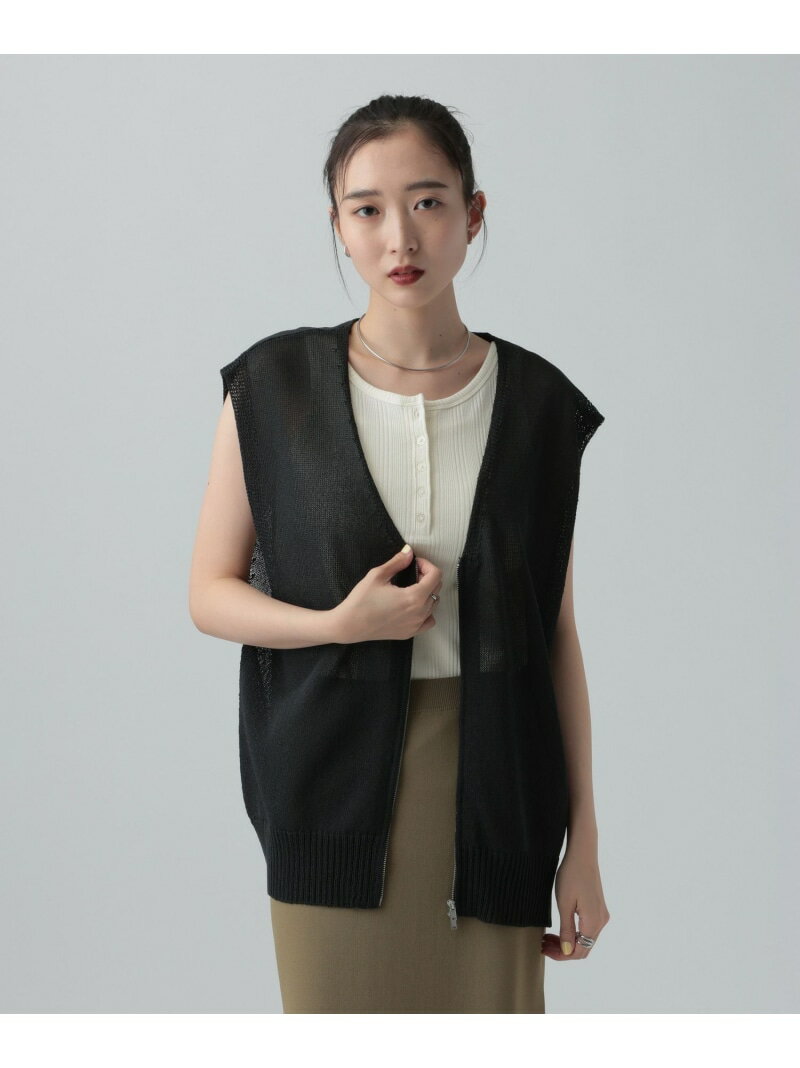【SALE／20%OFF】ペーパーWZIPベスト LEPSIM レプシィム ジャケット・アウター そ...