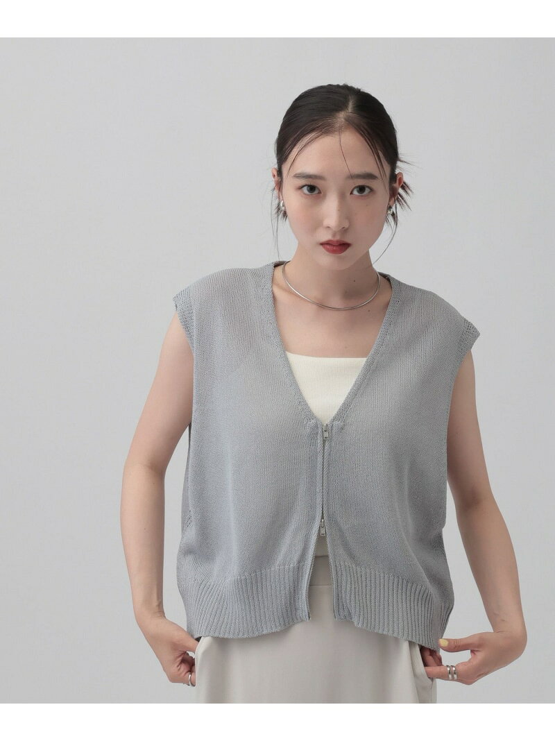 【SALE／20%OFF】ペーパーWZIPベスト LEPSIM レプシィム ジャケット・アウター そ...