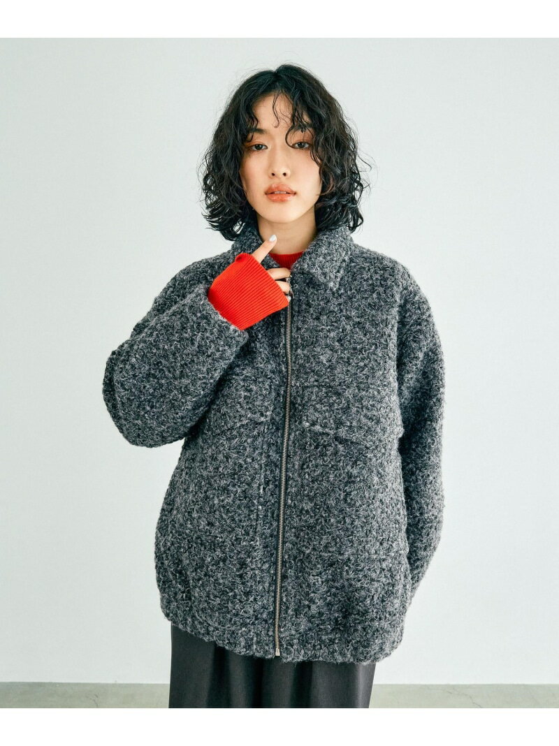 プードルブークレーブルゾン LEPSIM レプシィム ジャケット・アウター ブルゾン・ジャンパー グレー【送料無料】[Rakuten Fashion]