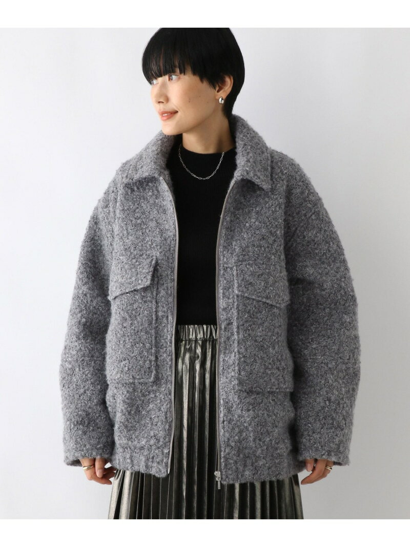 プードルブークレーブルゾン LEPSIM レプシィム ジャケット・アウター ブルゾン・ジャンパー グレー【送料無料】[Rakuten Fashion]