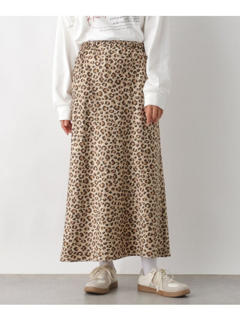 乐天商城 - 【SALE／65%OFF】光沢アニマル柄スカート LEPSIM レプシィム スカート ロング・マキシスカート【RBA_E】[Rakuten Fashion]