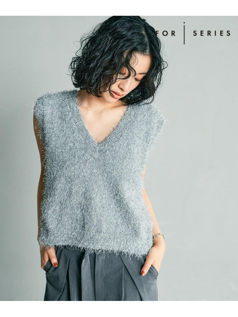 【FOR I SERIES】5ゲージ2WAYニットベスト LEPSIM レプシィム トップス ニット グレー ホワイト【送料無料】[Rakuten Fashion]のサムネイル