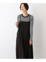 【SALE/60%OFF】切り替えドロストキャミワンピース LEPSIM レプシィム ワンピース・ドレス ワンピース ブラック グレー ホワイト【RBA_E】[...
