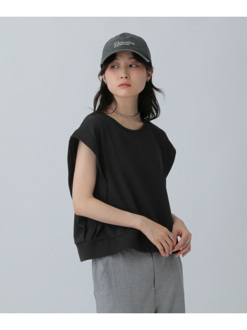 【SALE／50%OFF】ライト裏毛ノースリーブ LEPSIM レプシィム トップス カットソー・Tシャツ ブラック ブルー グレー【RBA_E】[Rakuten Fashion]のサムネイル