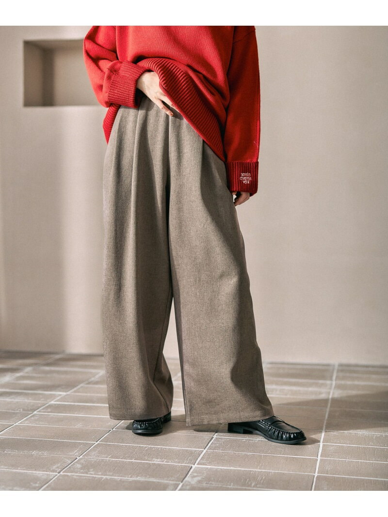 2タックストレートパンツ LEPSIM レプシィム パンツ その他のパンツ ブラック グレー ブラウン ホワイト【送料無料】[Rakuten Fashion]