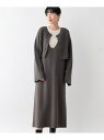 【SALE/50%OFF】2WAYショルダーカーデSETワンピース2 LEPSIM レプシィム ワンピース・ドレス ワンピース グレー ホワイト ブラック ブル...