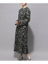 【SALE/50%OFF】【結婚式/オケージョン】シアージャガードプリントワンピース LEPSIM レプシィム ワンピース・ドレス ワンピース ブルー グレー【...