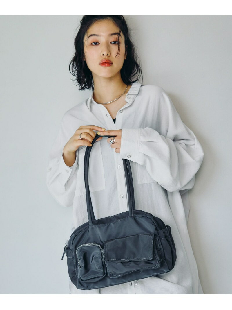【SALE／25%OFF】撥水ポケットボストン LEPSIM レプシィム バッグ ショルダーバッグ グレー ホワイト ブラック【RBA_E】【送料無料】[Rakuten Fashion]