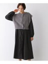 【SALE/50%OFF】ニットベストSETワンピース LEPSIM レプシィム ワンピース・ドレス ワンピース ブラック ホワイト【RBA_E】【送料無料】[...