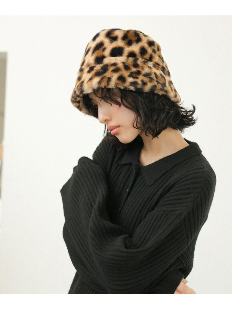 【SALE／50%OFF】フェイクファーバケハ LEPSIM レプシィム 帽子 ハット ブラック【RBA_E】[Rakuten Fashion]