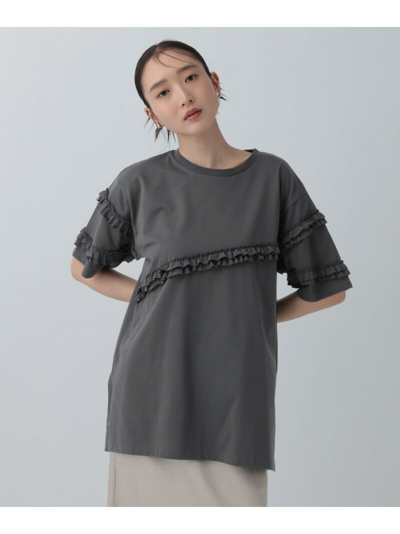 乐天商城 - 【SALE／20%OFF】アソートフリルチュニック LEPSIM レプシィム トップス その他のトップス ホワイト グレー ブラック【RBA_E】【送料無料】[Rakuten Fashion]