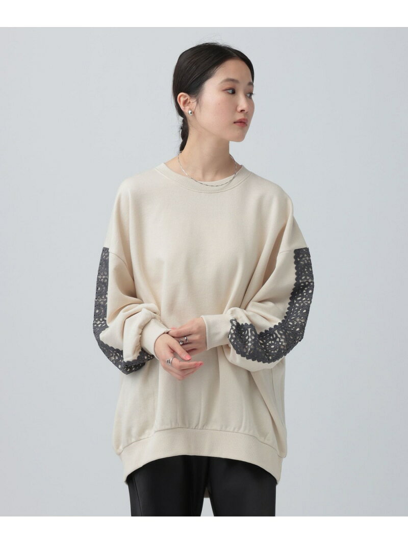 Rakuten - 【SALE／60%OFF】袖クロシェ切り替えチュニック LEPSIM レプシィム ワンピース・ドレス チュニック ホワイト ブラック ブルー【RBA_E】[Rakuten Fashion]