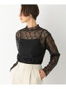 【jours heureux】レース2SETハイネックブラウス LEPSIM レプシィム トップス シャツ・ブラウス ブラック ホワイト【送料無料】[Rakut...