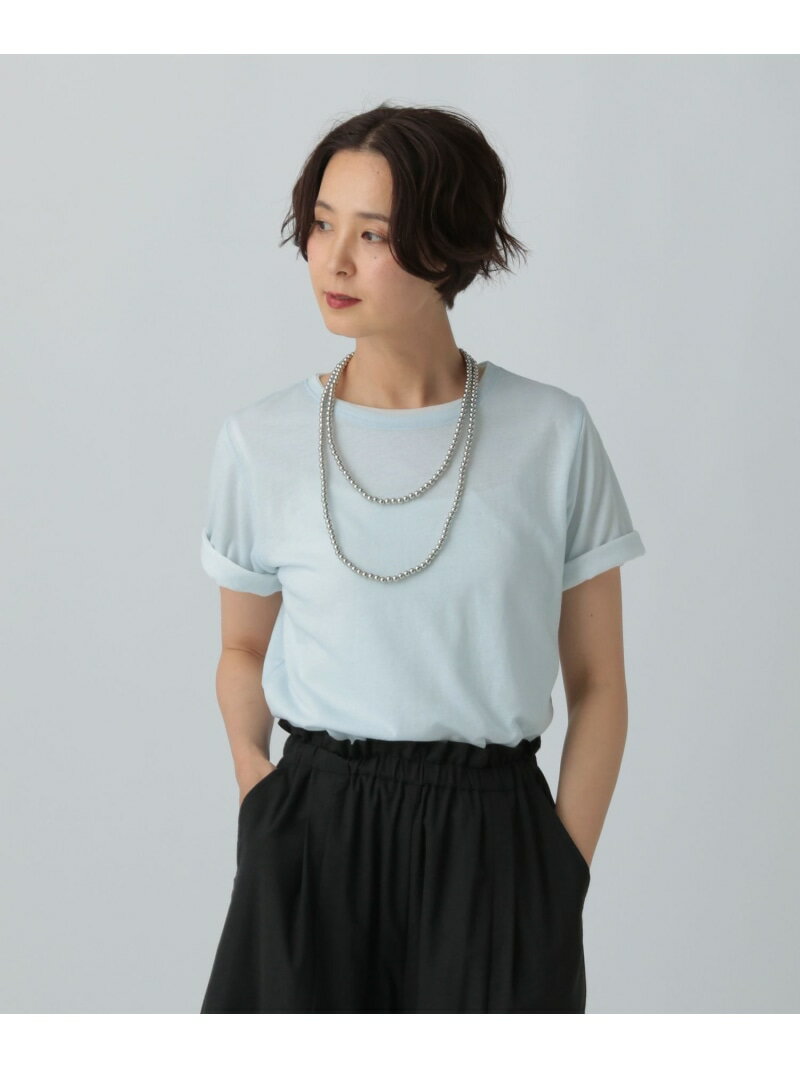 Rakuten - 【SALE／30%OFF】シアーメランジT LEPSIM レプシィム トップス カットソー・Tシャツ ホワイト ブルー ブラウン ブラック レッド グレー【RBA_E】[Rakuten Fashion]