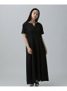 【SALE/55%OFF】ウエストタックワンピースSS LEPSIM レプシィム ワンピース・ドレス ワンピース ブラック【RBA_E】[Rakuten Fas...