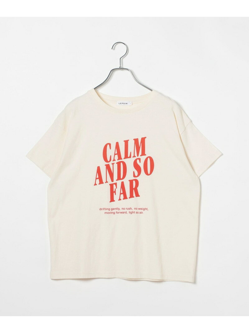 【SALE／20%OFF】アソートロゴプリントTSS LEPSIM レプシィム トップス カットソー・Tシャツ グレー ホワイト グリーン【RBA_E】[Rakuten Fashion] lepsim-10012147 LEPSIM/レプシィム サンプル画像2