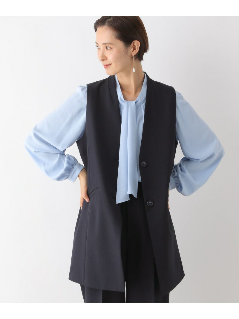 【入卒式/セレモニー】ロングジレ LEPSIM レプシィム ジャケット・アウター その他のジャケット・アウター ホワイト ベージュ グリーン【送料無料】[Rakuten Fashion]のサムネイル