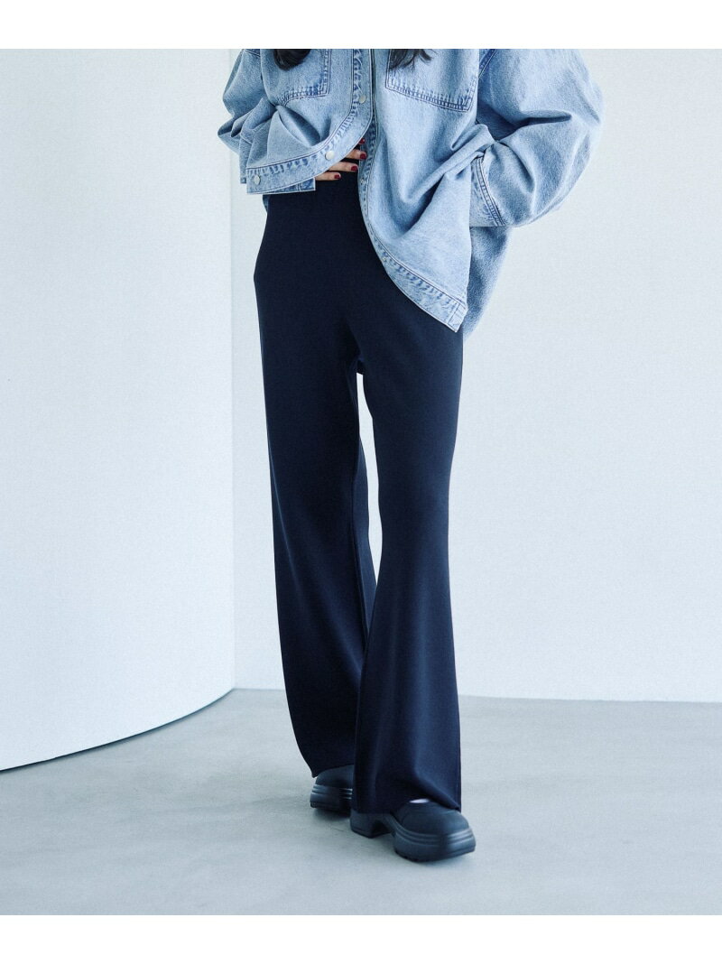 【SALE／50%OFF】12ゲージ総針フレアパンツ LEPSIM レプシィム パンツ その他のパンツ ブラウン ブラッ..