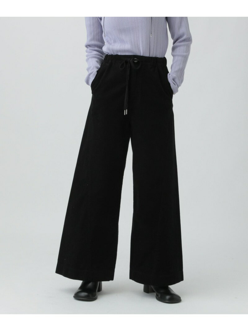 【SALE／20%OFF】イージーバギーコールパンツ LEPSIM レプシィム パンツ その他のパンツ ホワイト ブラック【RBA_E】【送料無料】[Rakuten Fashion]