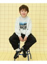 【SALE/50%OFF】【KIDS】手描き刺繍フォトスウェット LEPSIM レプシィム トップス スウェット・トレーナー グレー ホワイト【RBA_E】[R...