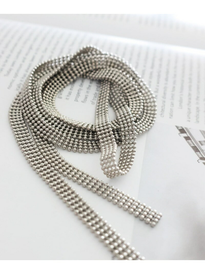 マルチメタルタイネックレス LEPSIM レプシィム アクセサリー・腕時計 ネックレス ゴールド シルバー【..