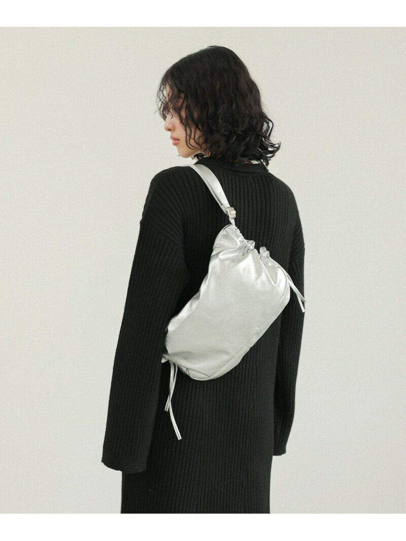 【SALE／55%OFF】リボンドロストショルダー LEPSIM レプシィム バッグ ショルダーバッグ ブラック シルバー【RBA_E】[Rakuten Fashion]のサムネイル