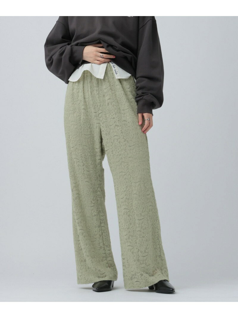 Rakuten - 【SALE／50%OFF】起毛レースパンツ LEPSIM レプシィム パンツ その他のパンツ ホワイト ブラック【RBA_E】[Rakuten Fashion]