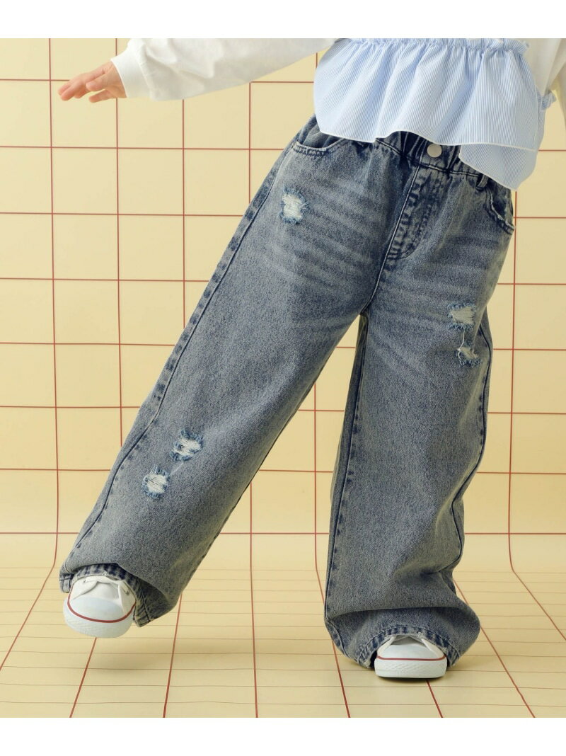 Rakuten - 【SALE／50%OFF】【KIDS】アソートデニムストレートパンツ LEPSIM レプシィム パンツ ジーンズ・デニムパンツ ブラック ブルー【RBA_E】[Rakuten Fashion]