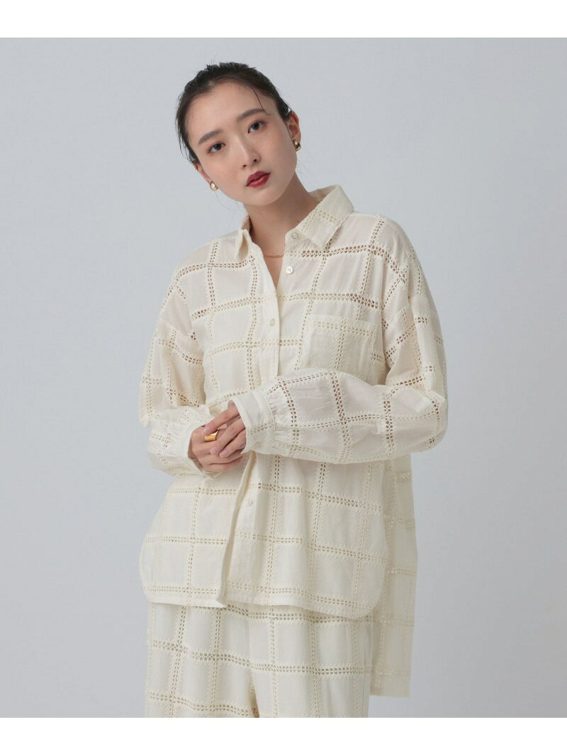 Rakuten - 【SALE／60%OFF】スクエア刺繍シャツチュニック LEPSIM レプシィム ワンピース・ドレス チュニック ホワイト ブラック【RBA_E】[Rakuten Fashion]
