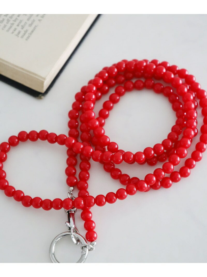 Rakuten - 【SALE／50%OFF】2WAYロングネックレスチャーム LEPSIM レプシィム アクセサリー・腕時計 ネックレス レッド【RBA_E】[Rakuten Fashion]