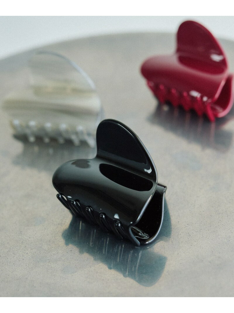 バンスクリップ LEPSIM レプシィム ヘアアクセサリー バレッタ・ヘアクリップ・ヘアピン レッド グレー ブラック[Rakuten Fashion]