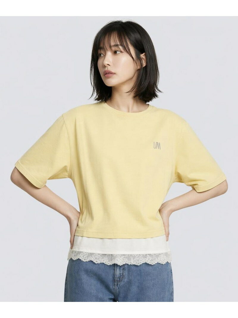Rakuten - 【SALE／20%OFF】ワイド刺繍ロゴT LEPSIM レプシィム トップス カットソー・Tシャツ グレー ホワイト グリーン【RBA_E】【送料無料】[Rakuten Fashion]