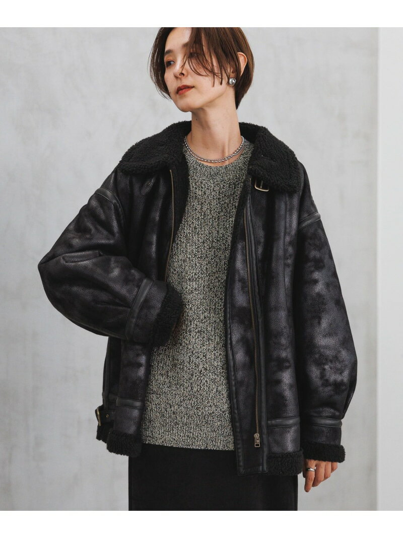 (W)B3フライトジャケット LEPSIM レプシィム ジャケット・アウター その他のジャケット・アウター ブラウン ブラック【送料無料】[Rakuten Fashion]のサムネイル