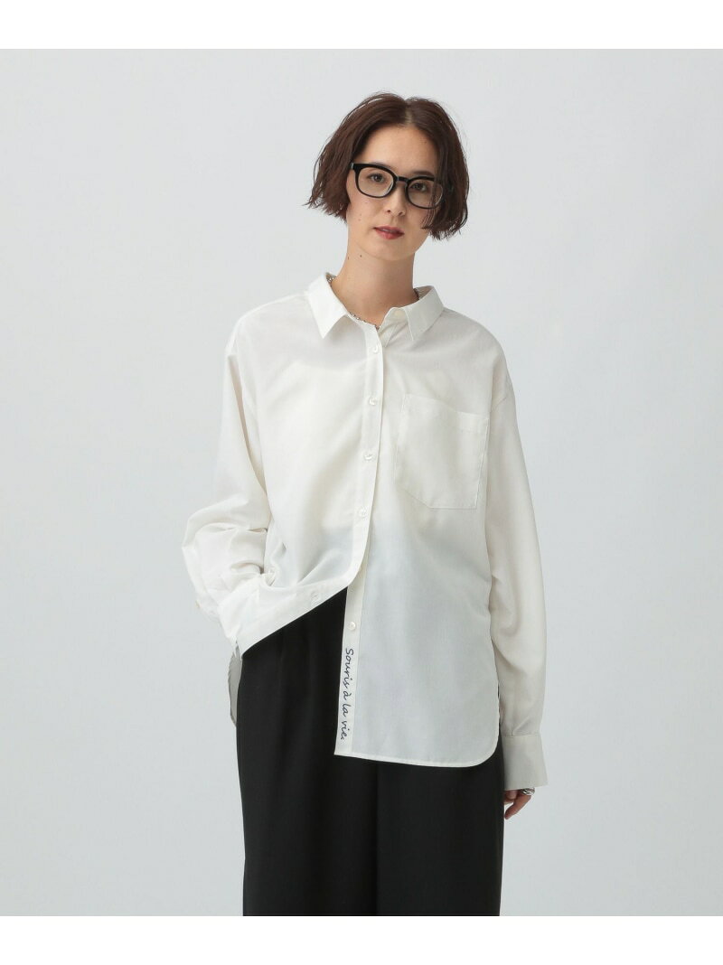 【SALE／50%OFF】ワンポイントベーシックシャツ LEPSIM レプシィム トップス シャ...