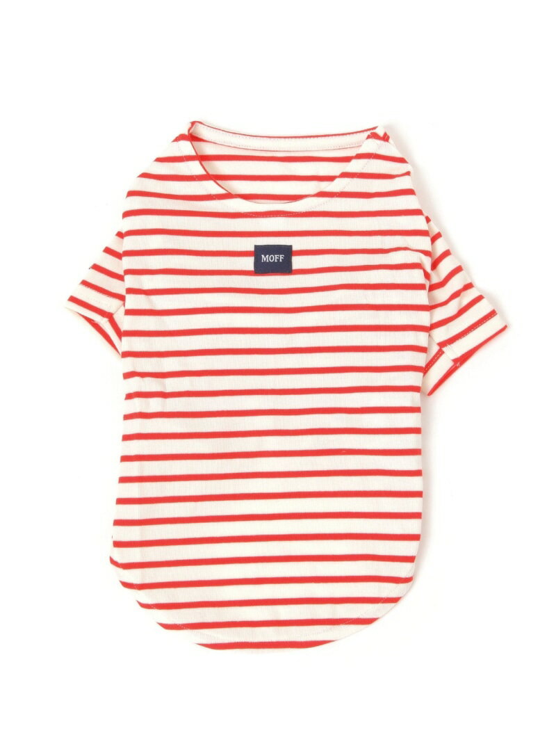 Rakuten - 【PET】MOFFボーダーT LEPSIM レプシィム ペット用品 ペットウェア・ペット服 ホワイト レッド ネイビー ブルー[Rakuten Fashion]