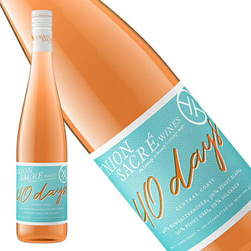 ユニオン　サクレ　ワインズ　40デイズ　オレンジ　2023年　正規品　辛口　オレンジワイン　750ml 【ユ..