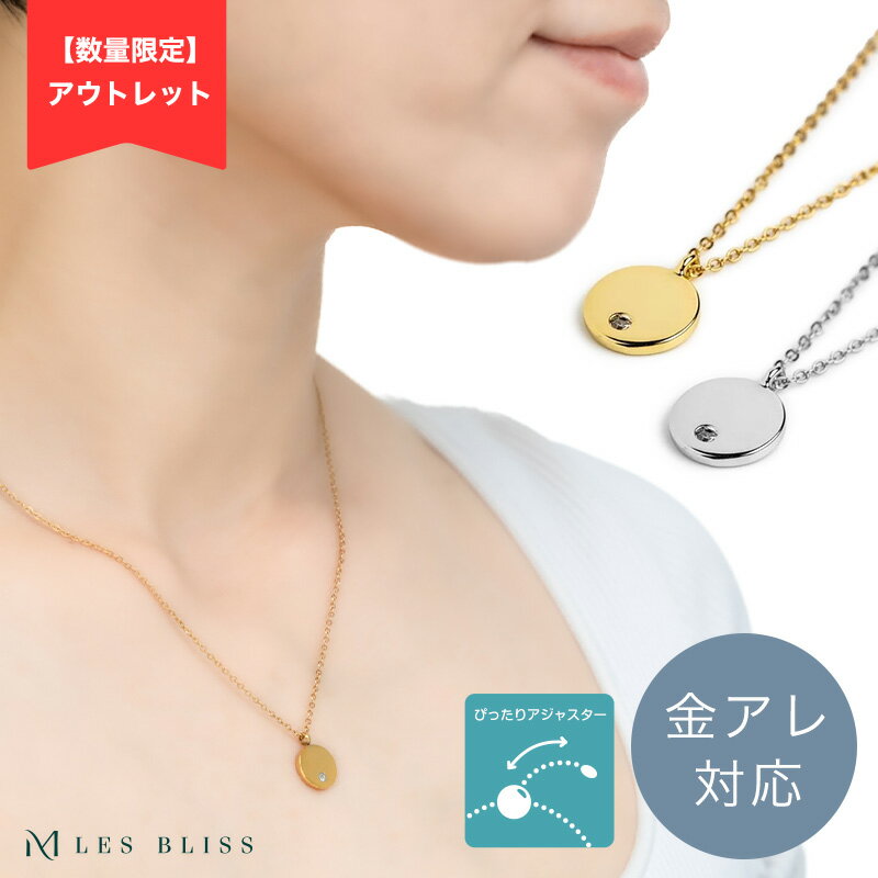 50%OFF【アウトレット】 エクラネックレス ネックレス 金属アレルギー 金アレ ゴールド シルバー シンプル ベーシック おしゃれ ジルコニア 長さ調整 ステンレス レディース ママ 女性 プレゼント 上品 大人 50代のサムネイル