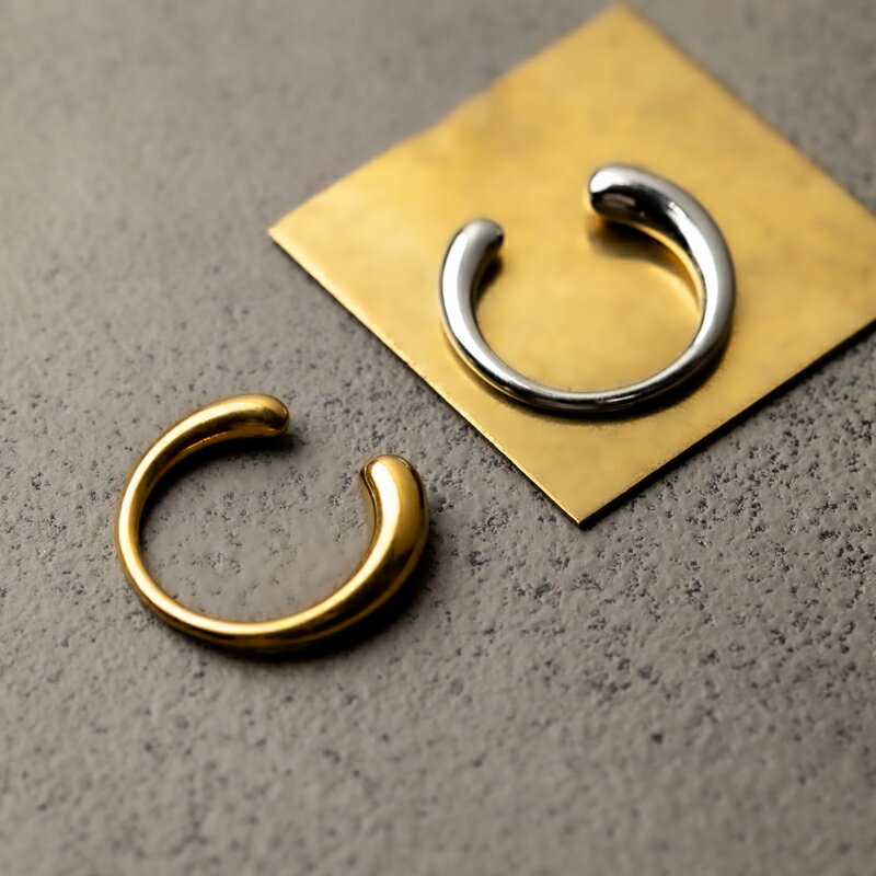 50%OFF【アウトレット】 デコレリング リング 金属アレルギー 金アレ ゴールド シルバー フリーサイズ ぷっくり シンプル 大人 上品 おしゃれ 指輪 レディース ママ デイリー 大人 50代