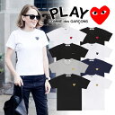 【COMME des GARCONS】コムデギャルソン PLAY プレイ ハートロゴ Tシャツ ギャルソンTシャツ コム デ ギャルソン shirt ブランドtシャツ ブランドロゴ 半袖Tシャツ ティーシャツ カットソー レディース 刺繍ロゴ ブランド おしゃれ お洒落 モード系 ストリート 半袖