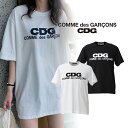 コム デ ギャルソン 【COMME des GARCONS】コムデギャルソン CDG ロゴ カットソー Tシャツ メンズ ブランド おしゃれ お洒落 モード系 モード ストリート トレンド