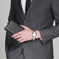 長財布レディースラウンドファスナー黒ブラック編み込みイントレチャート本革メンズ革財布カード入れ編込みカード大容量小銭入れイタリアンレザー牛革ブランドサイフレスペランスプレゼントL'EsperanceRaffineBlack【NEW2017】